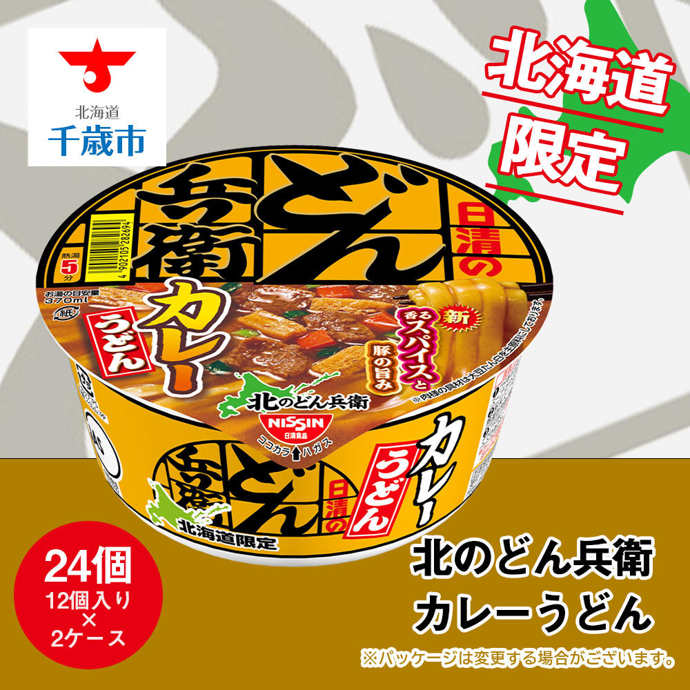 日清 北のどん兵衛 カレーうどん [北海道仕様]24個