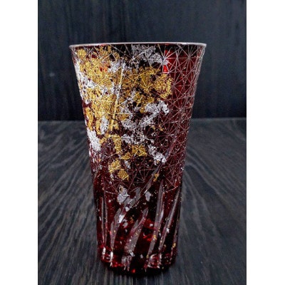 箔舞切子024 レッド【1627810】