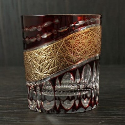 金帯切子漆技　レッド【1627871】