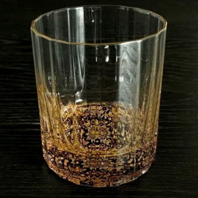 ウィスキーグラス 花舞(漆黒)【1633010】