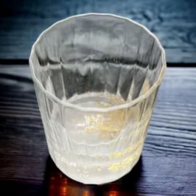 ウィスキーグラス　古代塗り金箔純白【1633069】