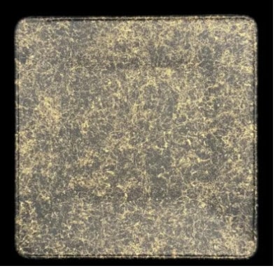 角プレートL　乱糸(マット仕上げ)漆黒【1638905】