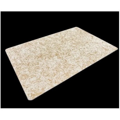 ガラスプレート S(D)　乱糸(マット仕上げ)純白【1639039】