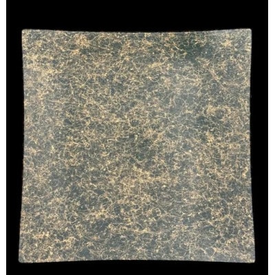 波スクエアプレート L　乱糸(マット仕上げ)草色【1639143】