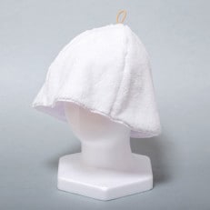 思わず頬ずりしたくなるサウナハット　ホワイト【1412697】