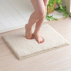 思わず頬ずりしたくなるバスマット プレミアム45×60cm　ベージュ【1255586】