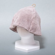 思わず頬ずりしたくなるサウナハット ライトグレー【1412693】