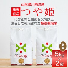 令和7年産 山形県産 つや姫 玄米 10kg【1144539】