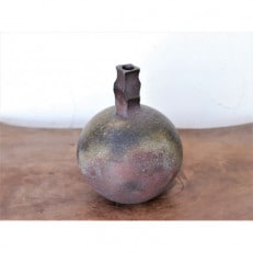 備前焼 一輪挿し・玉(数量限定品)　st-010【1272152】