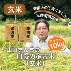 山口さんちの【令和7年産】多古米コシヒカリ(玄米)10kg【配送不可地域：離島・沖縄】【1481143】