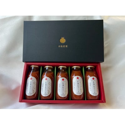 伊藤農園 無添加 ミニとまとジュース 180ml(5本)【1654436】