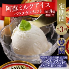【毎月定期便】阿部牧場 阿蘇ミルクアイス全3回【配送不可地域:離島】【4054542】