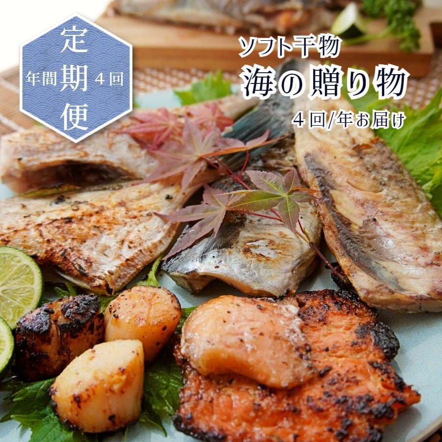 [年4回定期便]海の贈り物 季節のソフト干物 : 盛り合わせ 4回発送 エンデバー ENDEAVOR 干物 ソフト干物 海鮮 京都 舞鶴