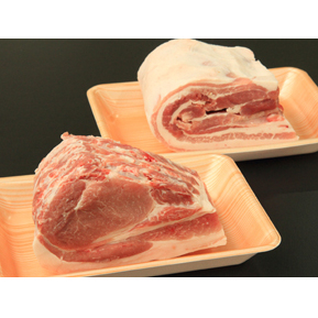 豚肉 2kg (1kg×2) もりおかあじわい林檎ポーク ロース バラ肉 ブロック セット 国産 ポーク 豚 お肉 肉 岩手県 岩手 盛岡 