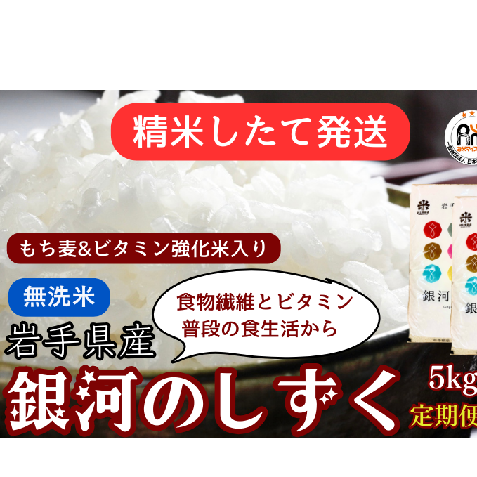岩手直送】銀河のしずく 10kg ×2袋20kg 精米仕立て 米お米