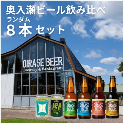 奥入瀬ビール(クラフトビール)ランダム飲み比べ8本セット【配送不可地域：離島】【1626867】