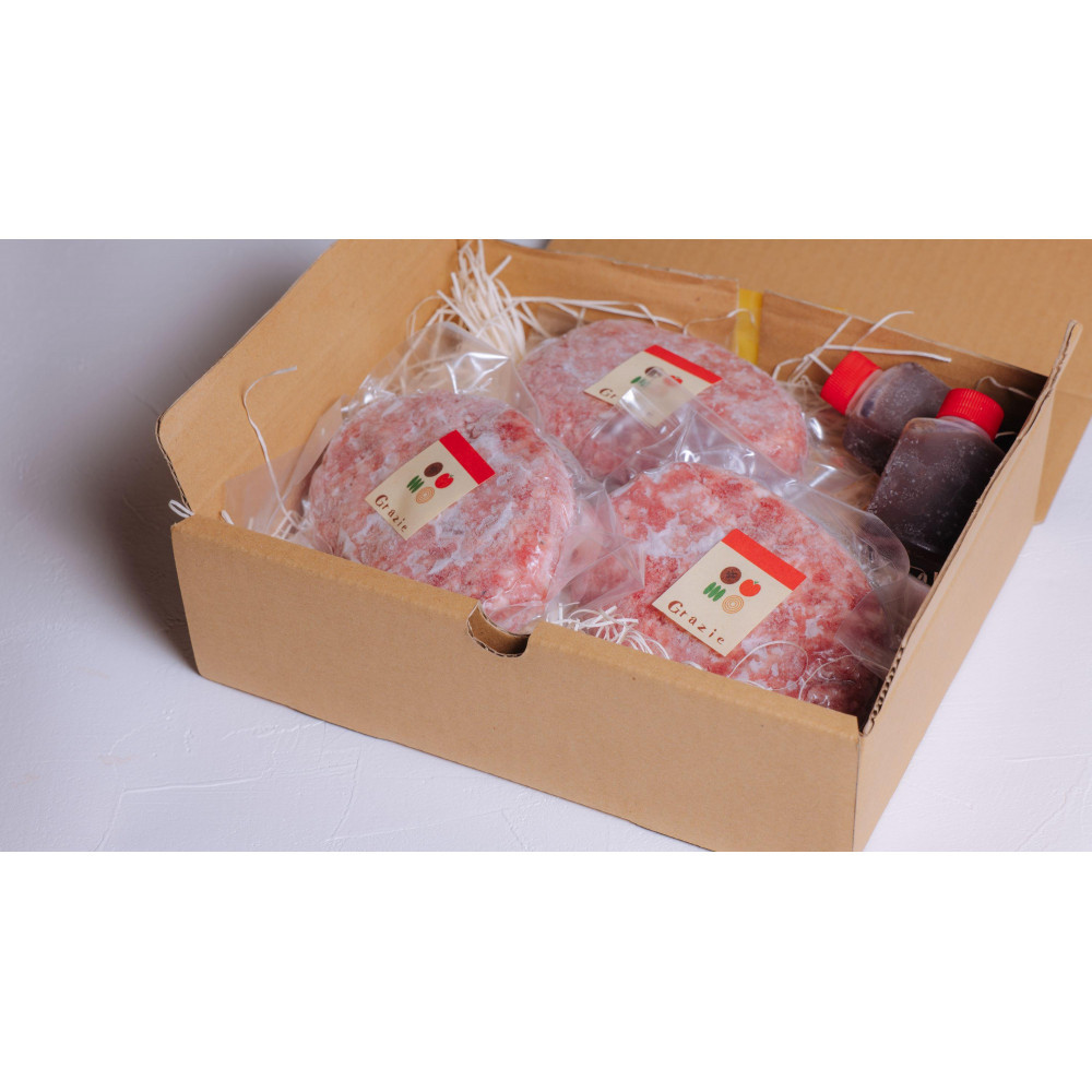 グラッチェ冷凍ハンバーグ3個入ソース2個入り□
