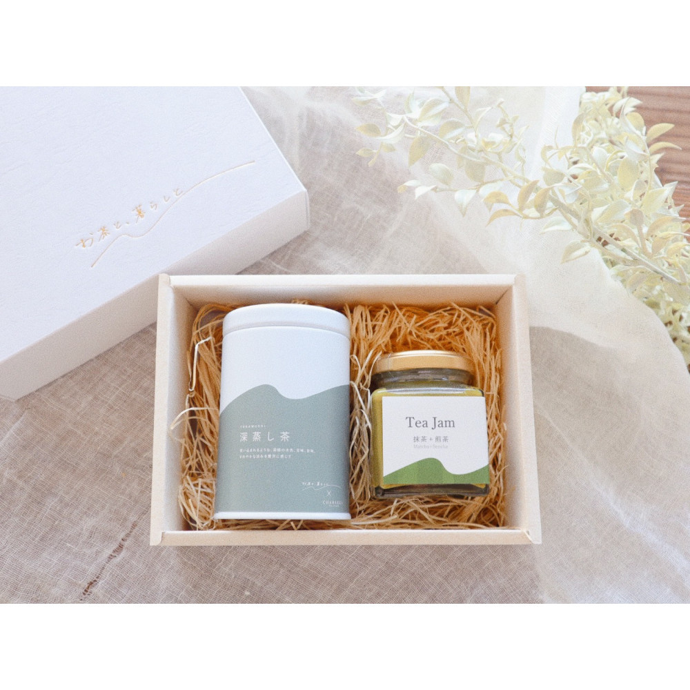 テレビ番組で紹介!お茶のミルクジャム(抹茶+煎茶)+静岡深蒸し茶ティーバッグセット| ギフト仕様 パンのお供 ご当地スイーツ プレゼントにも