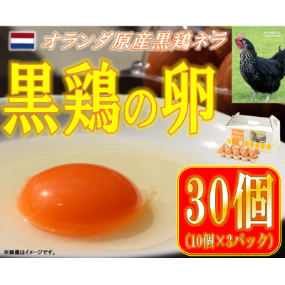 水野谷鶏卵店 黒鶏の卵 30個入り(Mサイズ)【配送不可地域:離島・沖縄】【1503067】