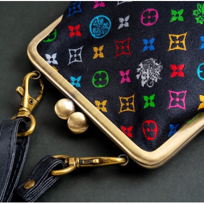 スマホケース　モノグラム柄(ブラックバージョン)【1629648】