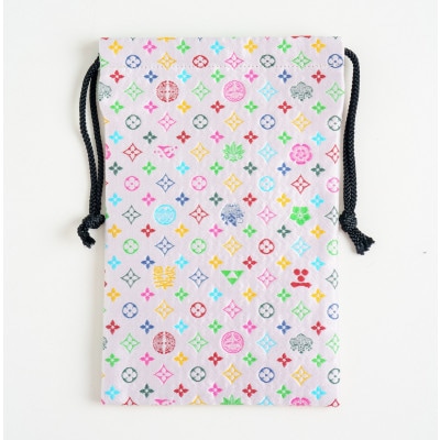 御朱印帳袋(御城印帳袋)　モノグラム柄(ホワイトバージョン)【1629908】