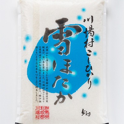 【令和7年度産】 雪ほたか5kg 【川場村産こしひかり】【1329374】