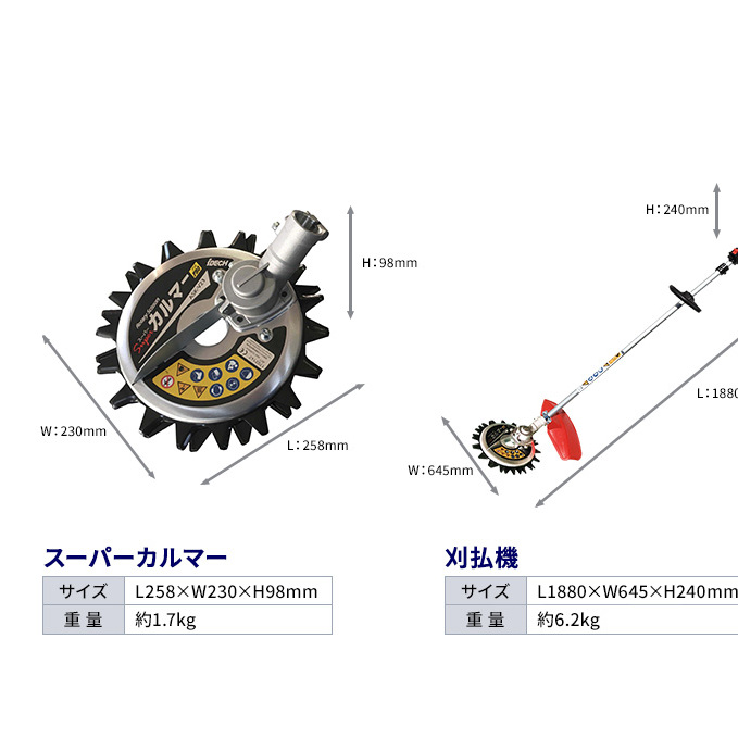 草刈り機 スーパーカルマー セット ループ ハンドル アイデック 刈払機 エンジン スーパーカルマーPRO ask-v23 替刃 刃 アタッチメント  除草 刈払い機 草刈機 草刈 草刈り 道具 立ったまま 安全 園芸 DIY ガーデニング 芝刈機 兵庫 | 兵庫県加西市 | JRE  MALLふるさと納税