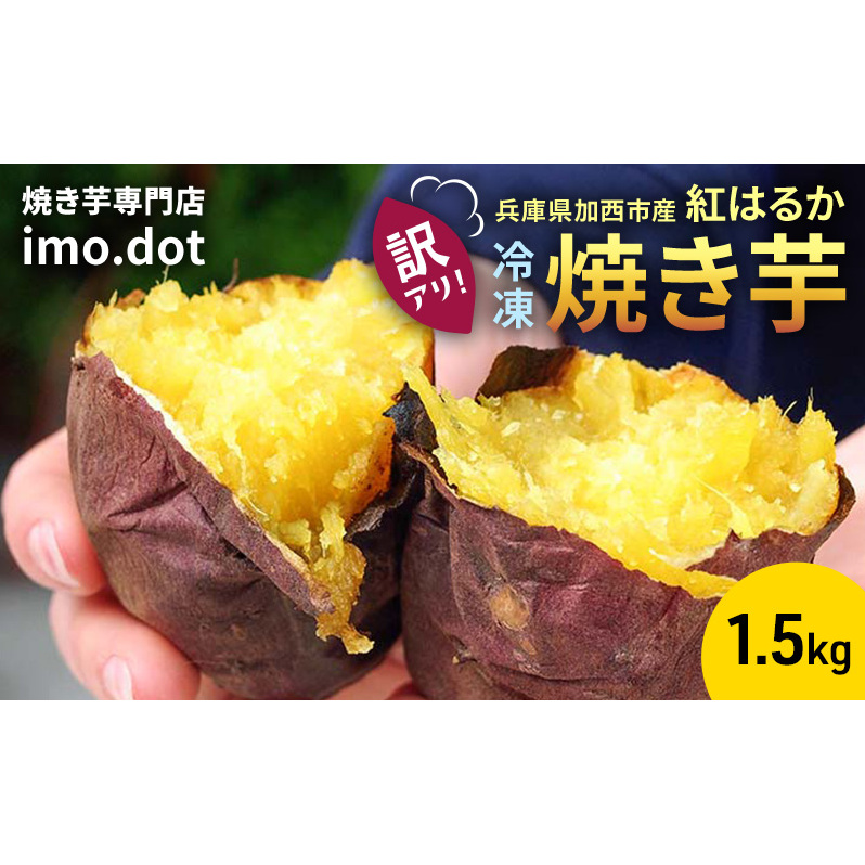 【訳アリ】冷凍 やきいも 1.5kg 紅はるか お試し 不揃い imo.dot 専門店 さつまいも いも 芋 おいも お芋 冷凍やきいも 冷凍焼き芋 冷やし焼いも お菓子 おかし おやつ スイーツ