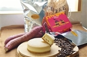 自家焙煎珈琲豆1kg(細挽)&caramelチーズケーキ【北海道・沖縄・離島 配送不可】