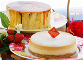 M-37 とりいさん家の芋ケーキ3号サイズ&caramelチーズケーキ【北海道・沖縄・離島 配送不可】