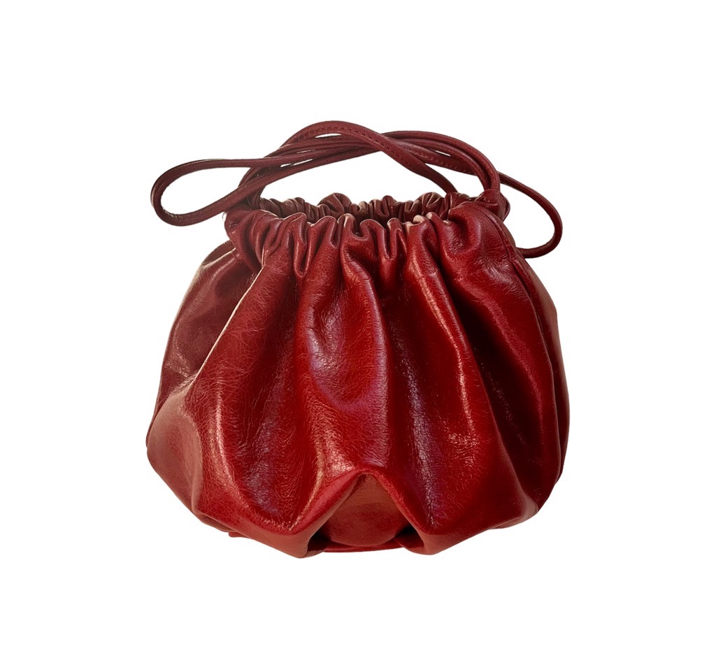 made in HYOGO~Cherry DOLLYBAG(dark cherry)