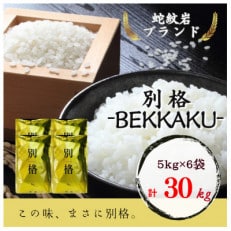 令和7年産新米・2025年9月以降発送【ブランド別格米30kg】【1505036】
