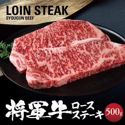 【将軍牛】特選ロースステーキ 500g【配送不可地域：離島・北海道・沖縄】【1653402】