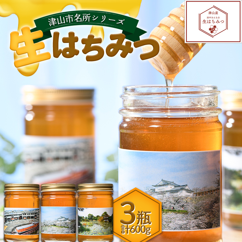 はちみつ空き瓶3個 細長かっ
