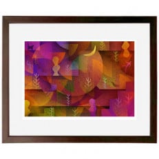 ＼京都・綾部の癒やし系作家/【絵画】　季節の中で　　額装サイズ526mmx412mm【1278193】