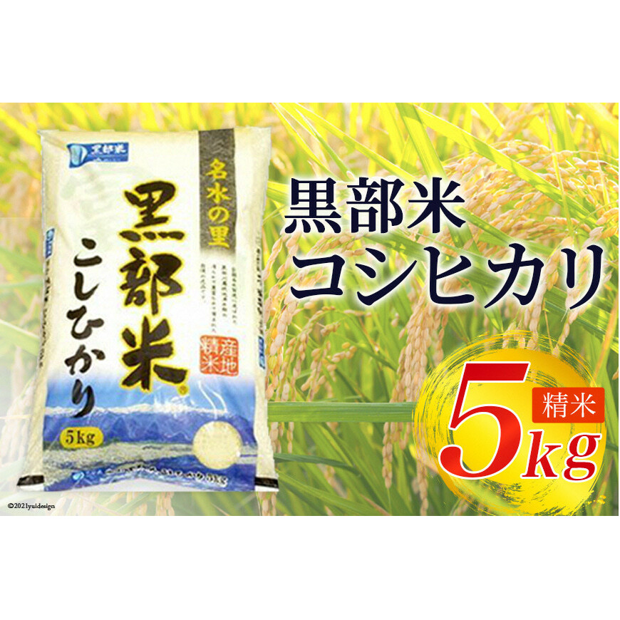 【令和7年産】黒部米 コシヒカリ 5kg 精米