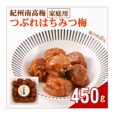 紀州南高梅つぶれはちみつ梅(塩分約8%)　450g【1663896】