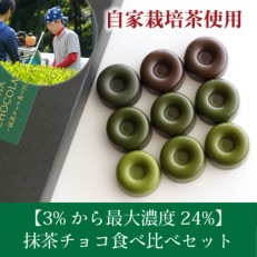 和束産自家栽培茶の濃厚抹茶チョコ食べ比べセット【配送不可地域:離島】【1295926】