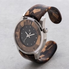 IGATTA COLLETTI バングルウォッチ【メンズ】【ゴールドモザイク】【Lサイズ】【1133926】