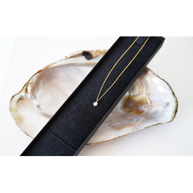 琵琶パール一粒ネックレス アクセサリー ファッション小物 雑貨 