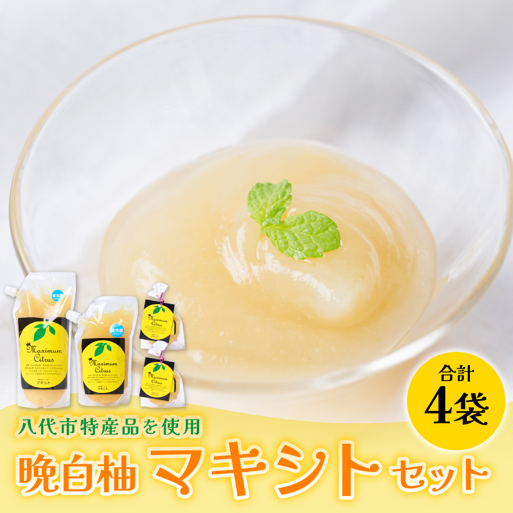 熊本県 八代市産 晩白柚 ペースト「マキシト」セット（合計1010g） ばんぺいゆ 柑橘 手作り