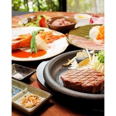 ロブスター料理付き国産牛ヘレステーキフルコース (4名様分)【1091565】