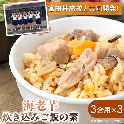えびのいもこの炊き込みご飯の素 3合用×3【1531484】