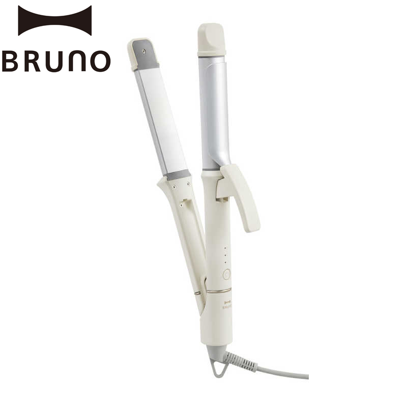 BRUNO 2WAYヘアアイロン エクリュ