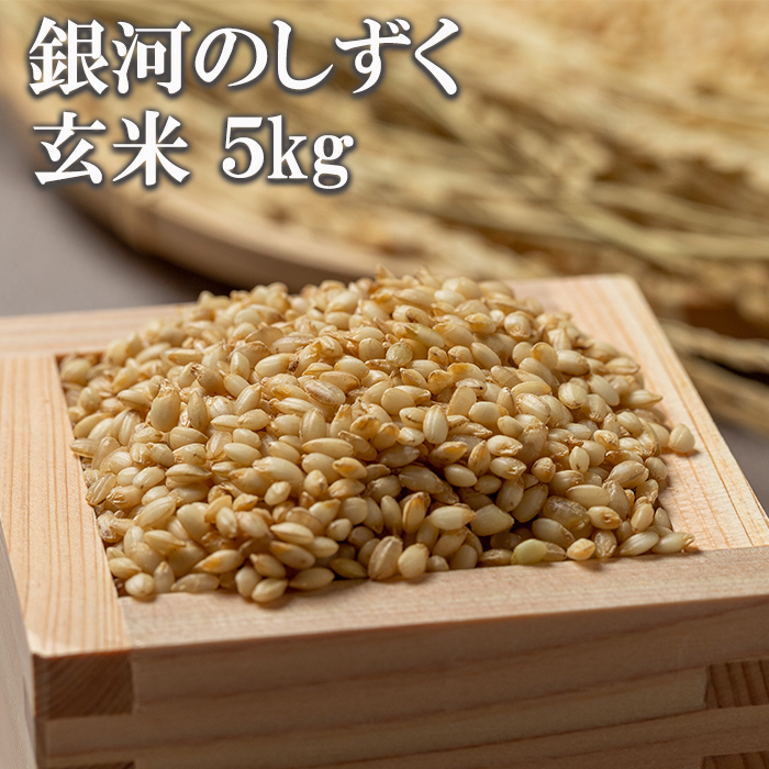 BO-029-E 銀河のしずく 玄米 5kg / かきのうえ
