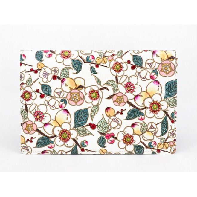 【文庫屋大関】パーソナルホルダー　梅花（メイホア）【皮革工芸品】 民芸品 雑貨 日用品 文房具 革小物 革製品 ファイル ケース 