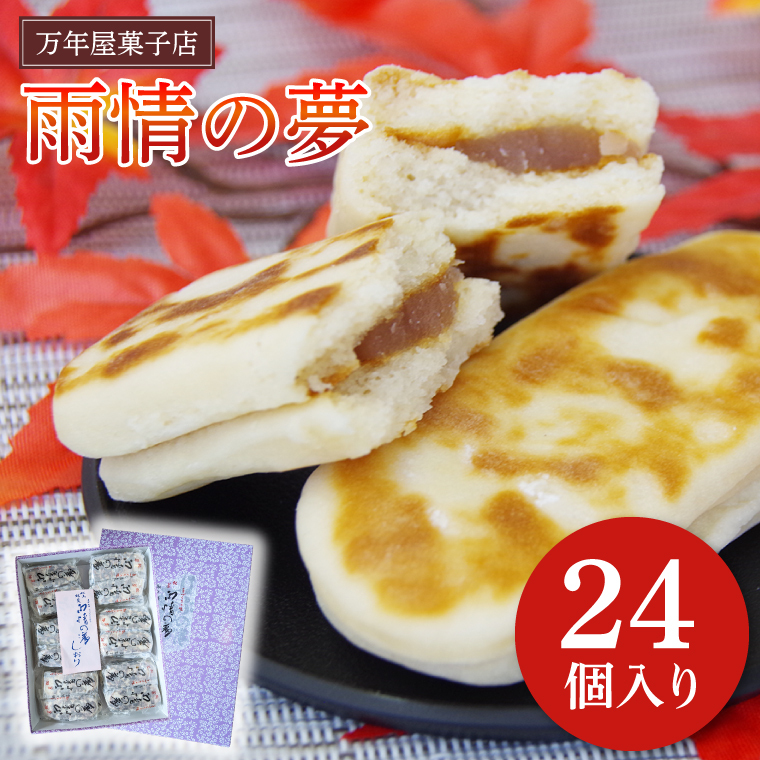 雨情の夢【お菓子 和菓子 銘菓 受賞 万年屋 白あん 白いんげん餡】(BR201)