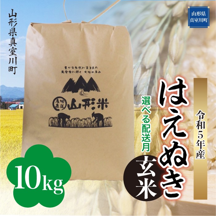 はえぬき ＜玄米＞ 10kg（10kg×1袋）