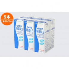 マザーズ特濃4.3 1000ml×6本(宇城市)【1310122】