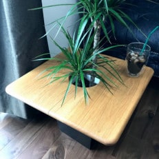 オーク材プランターテーブル(スクエア)3000g【1560229】